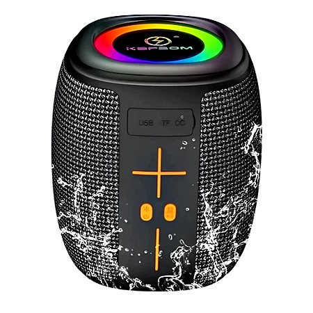 Caixa De Som Bluetooth Prova Dágua Usb Cartão Sd Mini