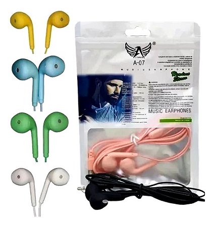 Fone de Ouvido P2 Estereo sem Borracha