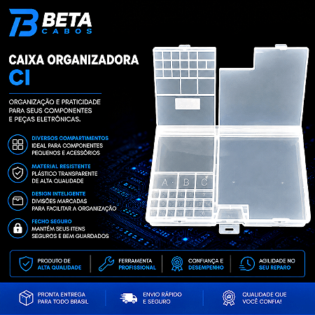 Caixa Organizadora Componentes CI WYLIE WY VPN