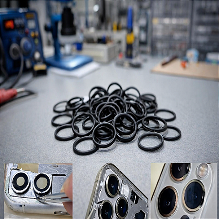 Elástico WYLIE Borracha Lente Da Câmera iphone 100 UNIDADES WY