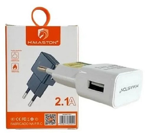 Fonte Carregador FO 01 Hmaston Basica 3.1A com 1 USB Bivolt
