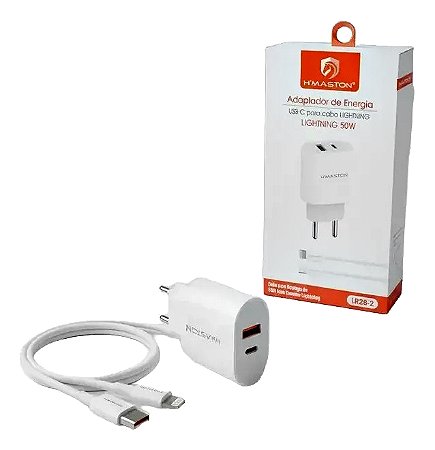 Carregador Cabo Tipo C com Iphone Hmaston Turbo 50w VPN