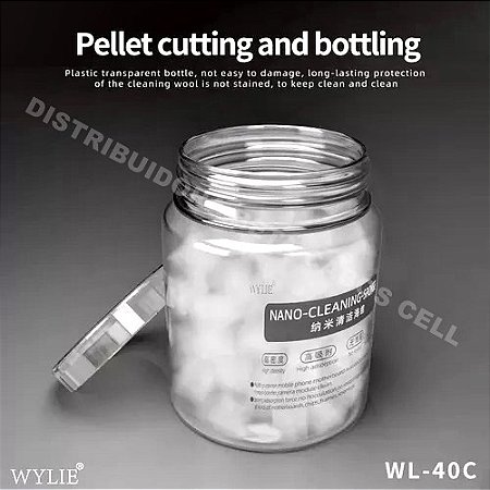 Esponja Para Limpeza De Placa Wl 40c com 100un Wylie