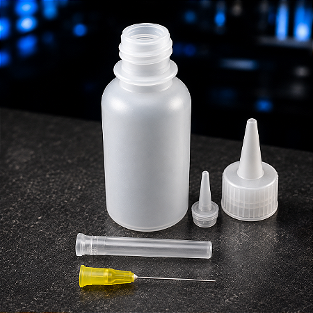 Dispenser Com Ponta Agulha Para Fluxo Álcool 50ml