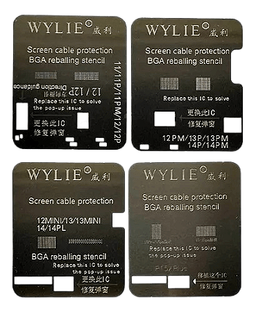 Stencil Eprom Proteção Tela 11 ao 16PM  WYLIE  WL 04