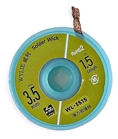 Malha Dessoldadora 3.5mm 1.5m Wylie 3515