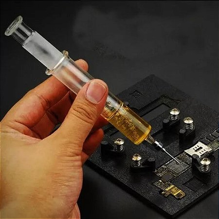 Seringa De Vidro Bico Vidro Com Embolo 10 ML Wylie