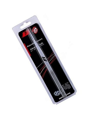 Pinça Reta Aço Inox AAA 12 De Precisão Para Celular Profissional Prata Wylie