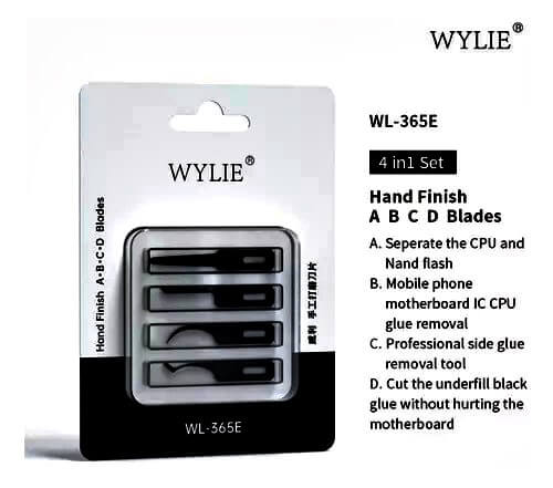 Kit com 4 Lâmina Para Componentes Wylie Wl 365e