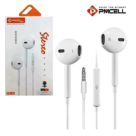 Fones De Ouvido Com Microfone Pmcell Fo-15 FO 15