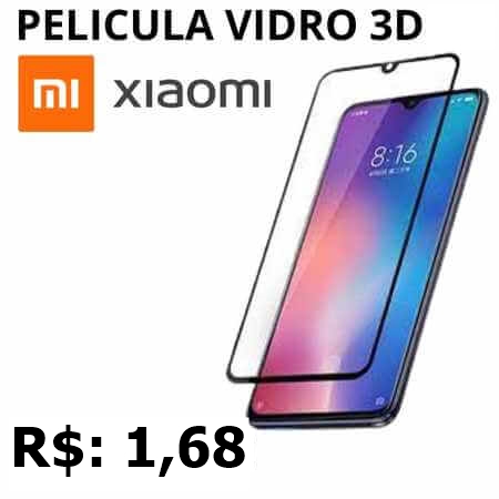 Pelicula 3D Preta para Xiaomi Redmi A5