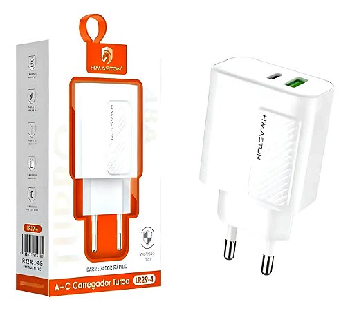 Fonte Hmaston 4.8a 1 Entrada Tipo c 1 USB