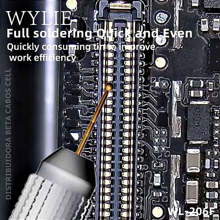 Agulha Para Arrastar Estanho Cabo Fibra WL 206f