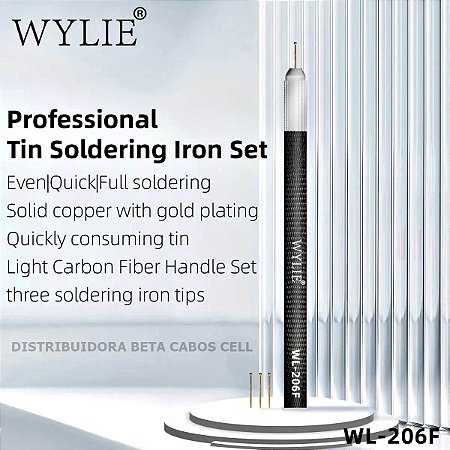 Ferramenta Para Arrastar Solda Wylie Agulha Para Arrastar Estanho Cabo Fibra WL 206f