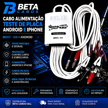 Cabo Iboot iphone e Android WYLIE WL 618