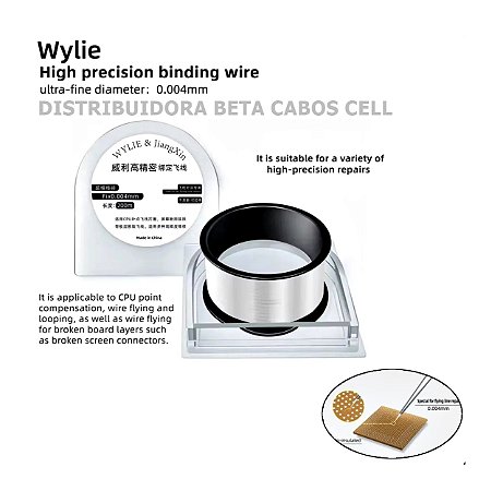 Fio de jumper 0.004mm 200Mts WYLIE 004H