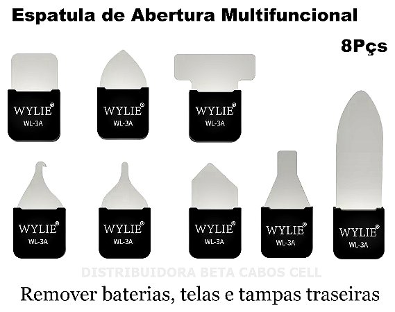 Kit Espatula Profissional 8 Em 1 WYLIE WL 3A