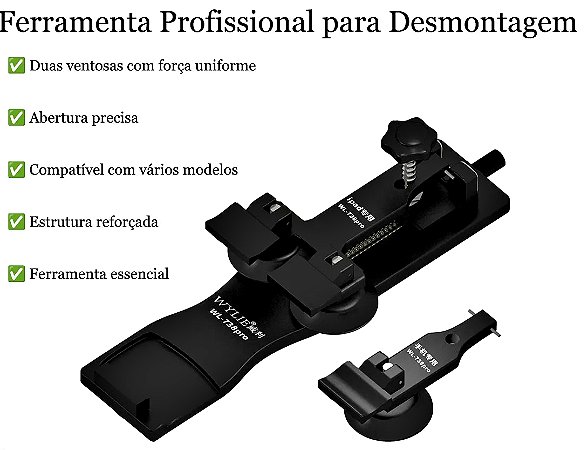 Separador Com Ventosa Abrir Tela Até 11 Polegadas Wylie WL 738 Pro