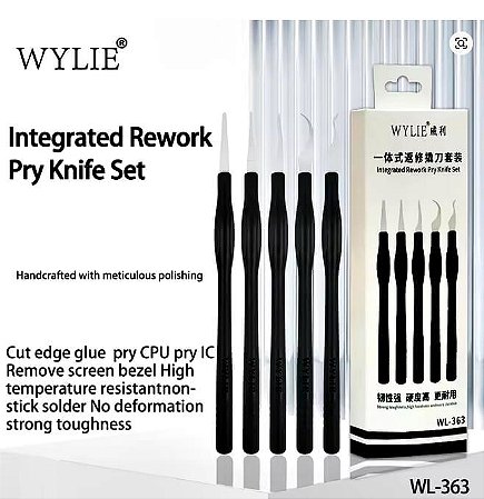 Espatula Bisturi Bga Conjunto com 5 Espatula WL 363 Wylie