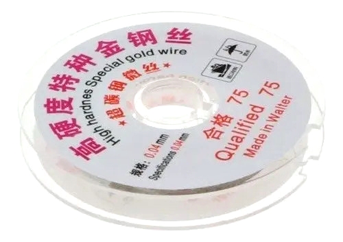 Fio de Aço 0.04mm Tira Tela Para Separação de Vidro LCD 200 Metros