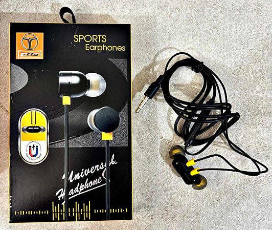 Fone P2 OTTO Imã Sports Earphones Estereo