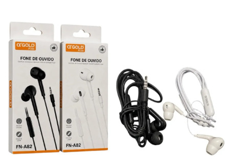 Fone de Ouvido AGold FN-A82 com fio