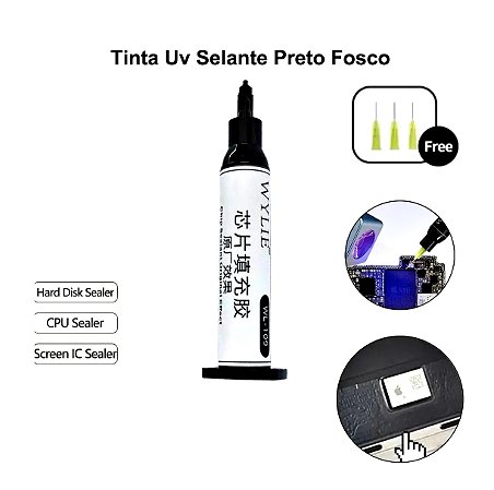Tinta Uv Selante Preto Fosco Para Ci Wylie Wl 109