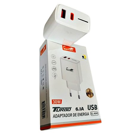 Fonte Eletro Usb Tipo C 6.1A 30W