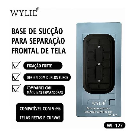 Base De Sucção Universal WL 127 Para Separadora De Tela