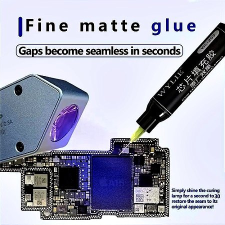 Máscara Uv selante brilhante para ci WYLIE WL 209