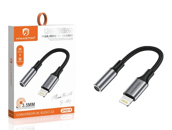 Cabo Adaptador Lightning para iPhone x P2 Femea Hmaston