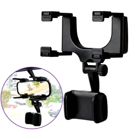 Suporte de Retrovisor para Celular Veicular