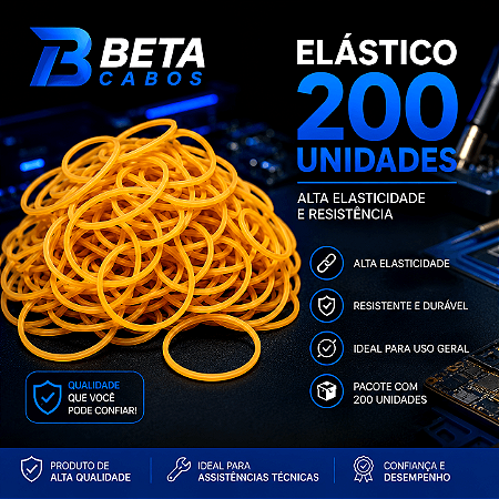 Elastico Rubber Band com 200 Elasticos Ajuda Fixação Tela Celular