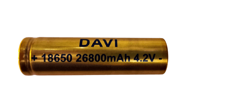 Bateria Recarregável 4.2v Litio Sd 18650 26800mah para Lanterna Tática