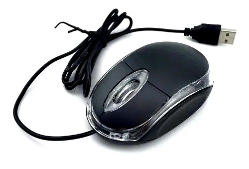 Mouse Optico com Fio 1200dpi 3 Botão Padrão