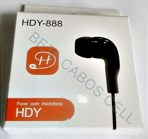 Fone P2 Atende com Microfone Stereo HDY-888 HDY 888