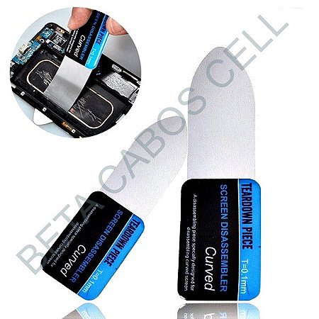 Espatula Abridor TE 23 TE23 De Aço Inoxidável Curvo Desmontar Para Abertura De Tela De Celular Tablet Abridor Desmontagem Teardown Piece Curved