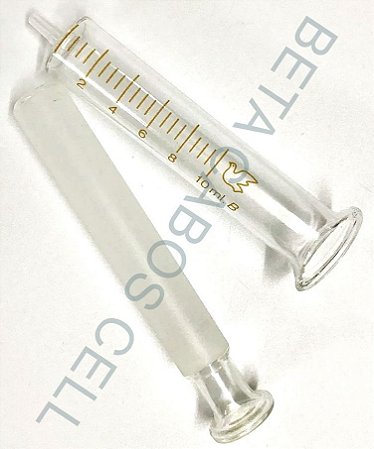Seringa Injector Vidro 10ml Bico Agulha Metal