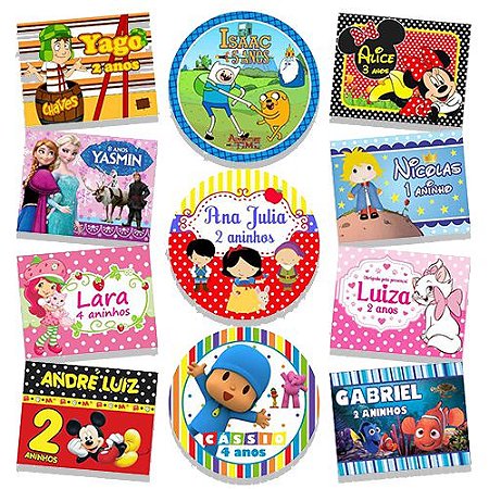 ADESIVOS - VÁRIOS FORMATOS E TAMANHOS - A PARTIR DE 45,00