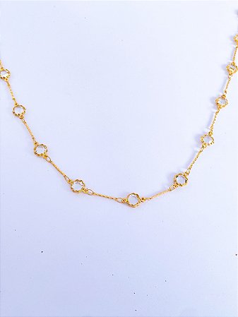 ✨ Colar Feminino Folheado a Ouro 18K – Modelo Luana ✨