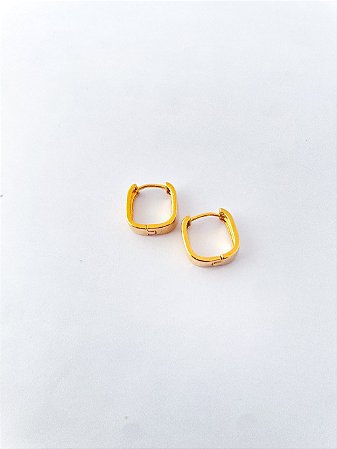 Argola Pequena Folheada a Ouro 18k | Brinco Minimalista para 1 a 3 Furos | Joia Versátil e Elegante