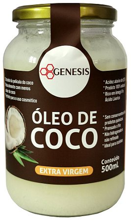 ÓLEO DE COCO EXTRA VIRGEM 500ML
