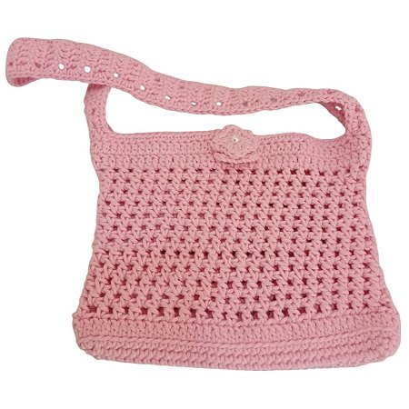 Bolsinha de Ombro Infantil Artesanato feito a Mão Ideal para Passeios, Férias, Presente