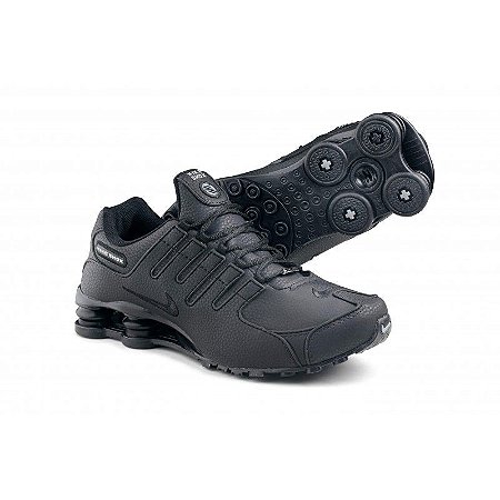 nike shox nz preto e azul