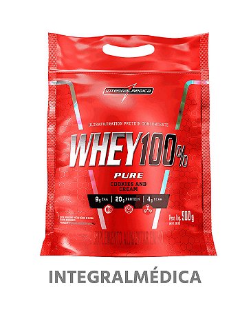 Whey Protein Integralmédica 100% Pure - Refil 900g
