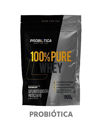 Whey Protein Probiotica 100% Pure - Refil 900g