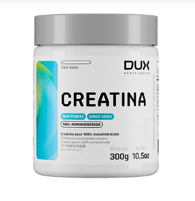 CREATINA MONOHIDRATADA 100% PURA 300G DUX NUTRITION