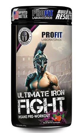 PRÉ TREINO ULTIMATE IRON FIGHT 270g -PROFIT LABS