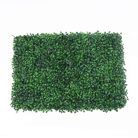 Placa de Grama Artificial 40X60CM Enfeite Jardim Vertical Painel Verde