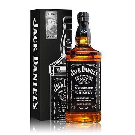 Lata Exclusiva Comemorativa + Whiskey Jack Daniel's - 1L